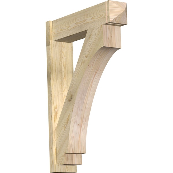 Ekena Millwork Imperial Rough Sawn Arts and Crafts Outlooker, Douglas Fir, 8"W x 32"D x 44"H OUT08X32X44IMP03RDF - main